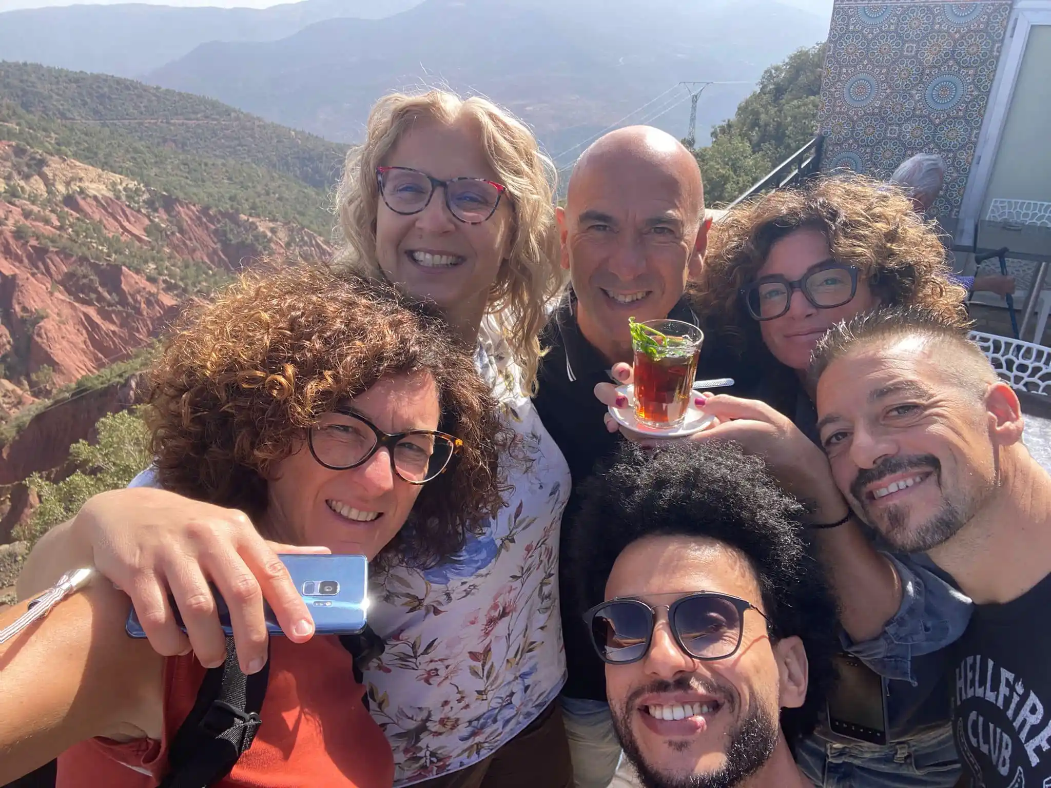 group tour with Rachid